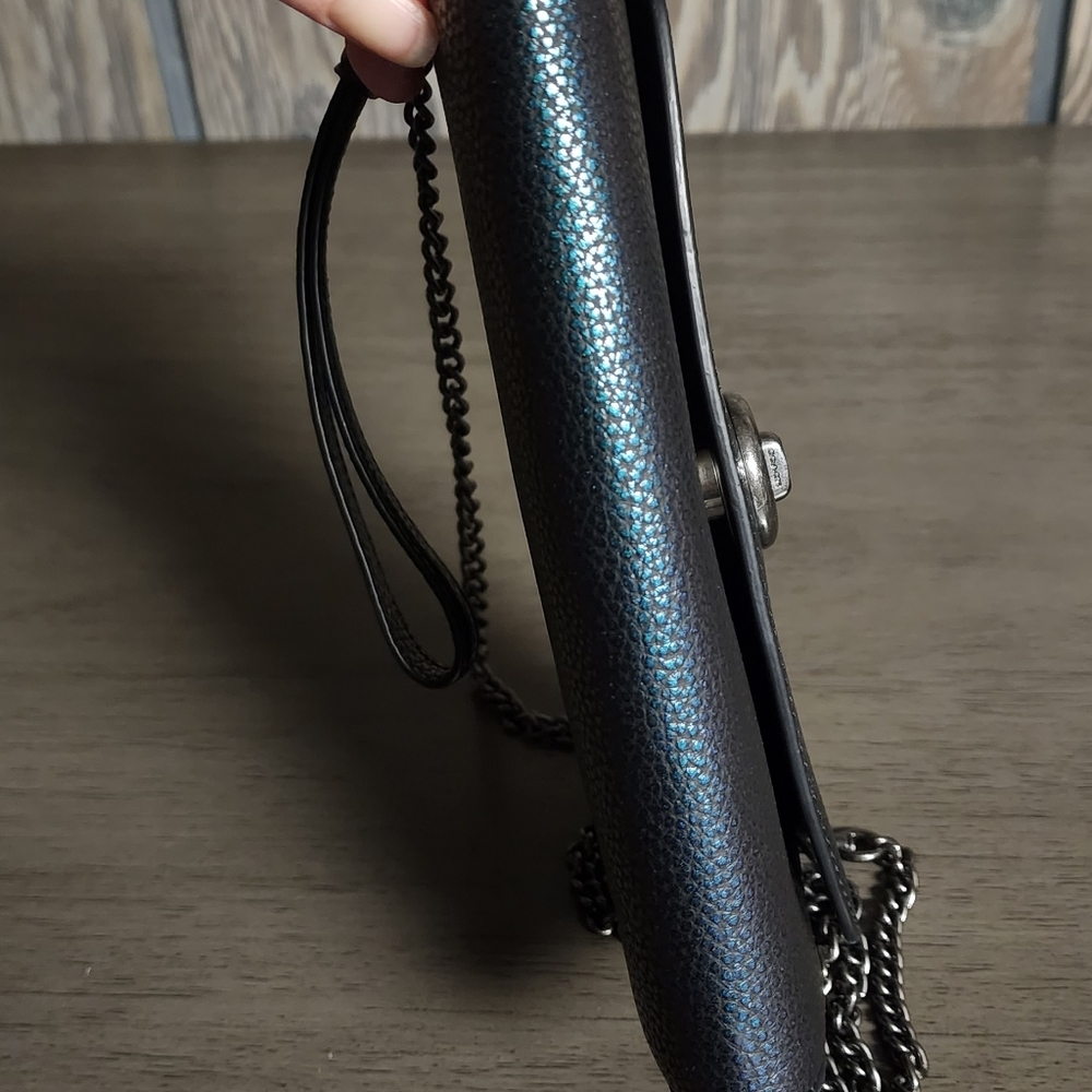 Coach Hologram Turnlock Flap Crossbody/Wristlet - Picture 7 of 10